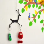 Wrought Iron 2 Hook Key Chain Holder